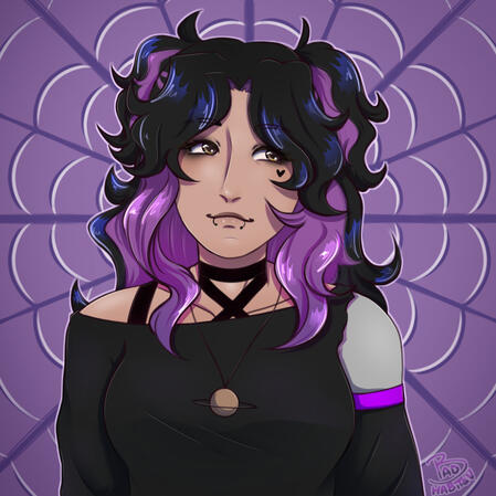Bust, soft shading (character @Alexbutbored)