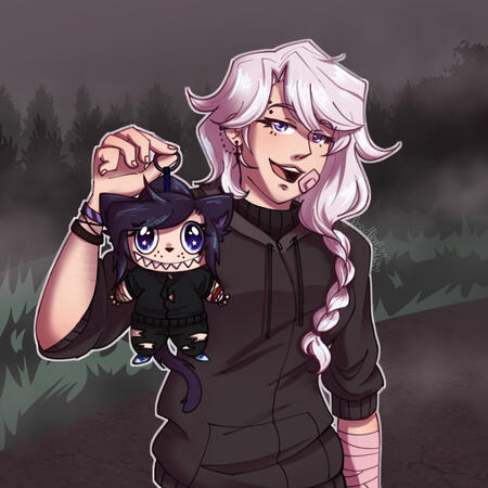 Half body, soft shading (character @Julivienn)