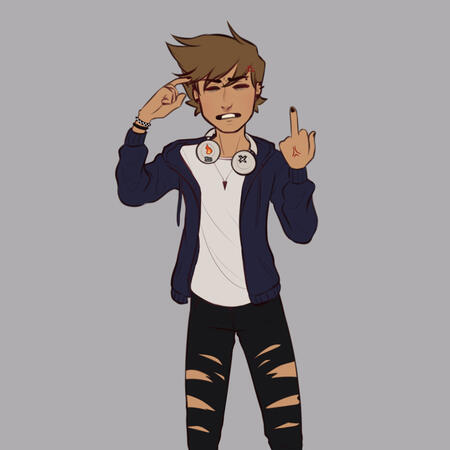 Half body (character @Eddsworld)